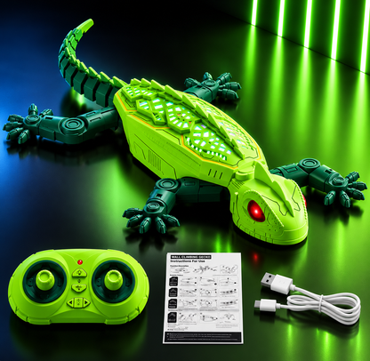 Stillexy Gecko Rush – Remote Control Wall Climbing Lizard Toy for Cats & Dogs