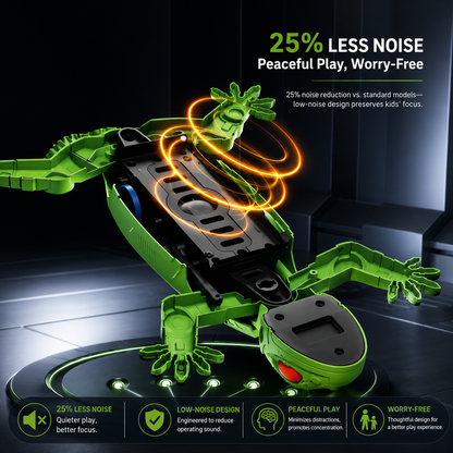 Stillexy Gecko Rush – Remote Control Wall Climbing Lizard Toy for Cats & Dogs